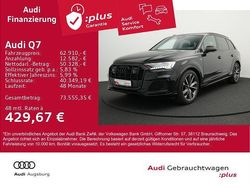 Mythosschwarz metallic Gebraucht 2023 Audi Q7 S-Line SUV | 62.910 € (Guter Preis)