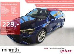 Blau Gebraucht 2024 Audi A3 Sportback S-Line Limousine | 32.920 € (Guter Preis)