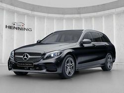 Lack obsidianschwarz Gebraucht 2021 Mercedes C220 AMG Kombi | 34.880 € (Teuer)