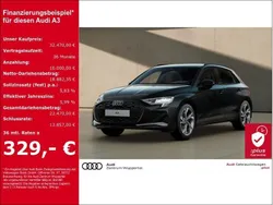 Schwarz Gebraucht 2024 Audi A3 Sportback Advanced Limousine | 32.470 € (Superpreis)