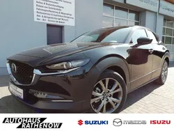 Onyxschwarz metallic Gebraucht 2024 Mazda CX-30 Exclusive-Line SUV | 27.890 €