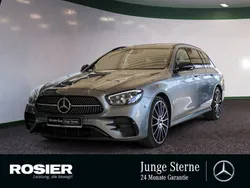 Grau / selenitgrau (metallic) Gebraucht 2023 Mercedes E400 AMG Kombi | 65.660 € (Teuer)