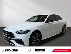Weiß Gebraucht 2022 Mercedes C300e AMG line Limousine | 38.630 € (Fairer Preis)