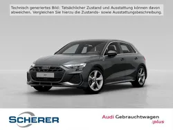 Grau Gebraucht 2025 Audi A3 Sportback S-Line Limousine | 39.900 € (Guter Preis)