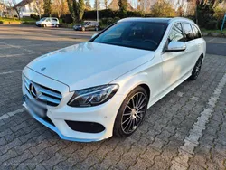 Weiß Gebraucht 2015 Mercedes C200 AMG line Kombi | 14.999 € (Fairer Preis)