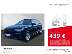 Mythosschwarz metallic Gebraucht 2021 Audi Q7 S-Line SUV | 52.880 € (Superpreis)