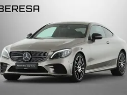 Silber mojavesilber Gebraucht 2018 Mercedes C300 AMG Coupé | 33.480 € (Etwas zu teuer)