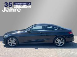 Obsidianschwarz (metallic) Gebraucht 2017 Mercedes C180 AMG line Coupé | 23.950 € (Etwas zu teuer)