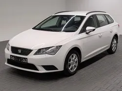Weiß (candy weiss) Gebraucht 2015 Seat Leon ST Reference Kombi | 7.980 € (Fairer Preis)