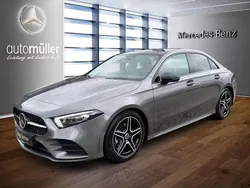 Grau Gebraucht 2022 Mercedes A200 AMG Limousine | 32.490 € (Etwas zu teuer)