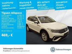 Pure white Gebraucht 2024 VW Tiguan Allspace Life SUV | 35.980 € (Superpreis)