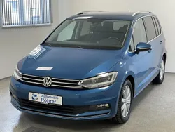 Caribbean blue metallic Gebraucht 2018 VW Touran Highline Van / Kleinbus | 21.900 € (Fairer Preis)