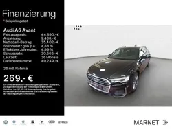 Mythosschwarz metallic Gebraucht 2023 Audi A6 S-Line Kombi | 43.890 € (Guter Preis)