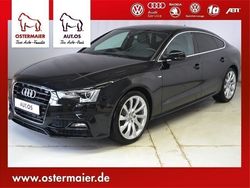 Schwarz metallic Gebraucht 2015 Audi A5 Sportback S-Line Kleinwagen | 36.400 €