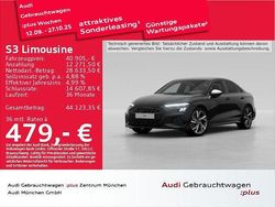 Mythosschwarz metallic Gebraucht 2024 Audi S3 Sport Limousine | 40.905 € (Guter Preis)