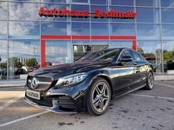 Obsidianschwarz metalliclack Gebraucht 2020 Mercedes C300 AMG line Limousine | 29.800 € (Superpreis)
