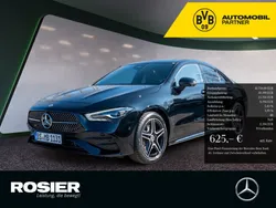 Schwarz / nachtschwarz Gebraucht 2025 Mercedes CLA200 AMG line Coupé | 42.690 € (Teuer)