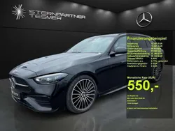 Metalliclack obsidianschwarz Gebraucht 2024 Mercedes C300 AMG Kombi | 50.999 € (Teuer)
