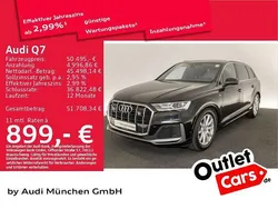 Orcaschwarz metallic Gebraucht 2021 Audi Q7 S-Line SUV | 50.495 € (Guter Preis)