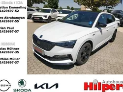 Moonweiss metallic (metallic) Gebraucht 2022 Skoda Scala Monte Carlo Kleinwagen | 20.440 € (Teuer)