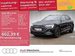 Mythosschwarz metallic Gebraucht 2023 Audi Q8 e-tron S-Line SUV | 61.991 € (Teuer)