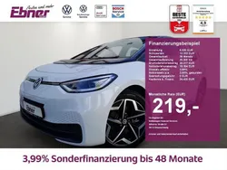Gletscherweiß schwarz (metallic) Gebraucht 2020 VW ID.3 Pro Kleinwagen | 24.420 € (Fairer Preis)
