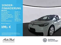 Weiß (gletscherweiß metallic schwarz) Gebraucht 2021 VW ID.3 Pro Performance Kleinwagen | 18.940 € (Guter Preis)