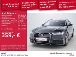 Mythosschwarz metallic Gebraucht 2018 Audi A6 Design Kombi | 29.489 € (Superpreis)