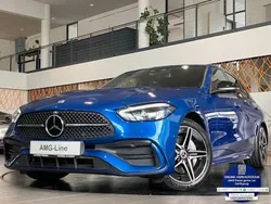 Blau Gebraucht 2022 Mercedes C300e AMG Limousine | 39.980 € (Fairer Preis)