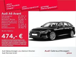 Mythosschwarz metallic Gebraucht 2021 Audi A6 S-Line Kombi | 43.353 € (Teuer)