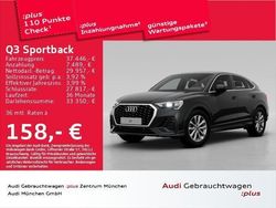 Mythosschwarz metallic Gebraucht 2024 Audi Q3 Sportback Ambiente SUV | 38.465 € (Fairer Preis)