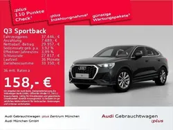 Mythosschwarz metallic Gebraucht 2024 Audi Q3 Sportback Ambiente SUV | 38.465 € (Superpreis)