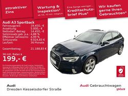 Blau Gebraucht 2019 Audi A3 Sportback Sport Limousine | 19.450 € (Guter Preis)