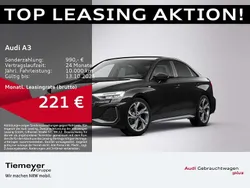 Mythosschwarz metallic Gebraucht 2025 Audi A3 S-Line Limousine | 31.830 € (Guter Preis)