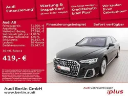 Mythosschwarz metallic Gebraucht 2024 Audi A8 Ambiente Limousine | 71.900 € (Superpreis)