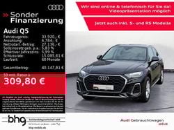 Mythosschwarz metallic Gebraucht 2022 Audi Q5 S-Line SUV | 33.920 € (Guter Preis)