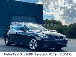 Schwarz Gebraucht 2008 BMW 520 Advantage Kombi | 5.799 € (Fairer Preis)