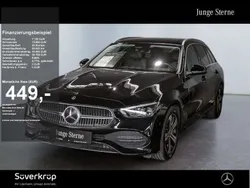 Schwarz metalliclack obsidians Gebraucht 2024 Mercedes C220 Avantgarde Kombi | 38.622 € (Fairer Preis)