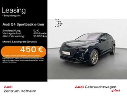 Mythosschwarz metallic Gebraucht 2025 Audi Q4 e-tron S-Line SUV | 51.999 €