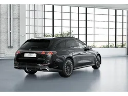 Metalliclack obsidianschwarz Gebraucht 2024 Mercedes E220 AMG | 58.498 € (Fairer Preis)