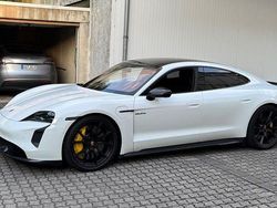 Weiß Gebraucht 2020 Porsche Taycan Turbo S Limousine | 83.500 € (Etwas zu teuer)