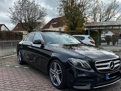 Schwarz Gebraucht 2019 Mercedes E220 AMG line Limousine | 33.250 €