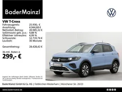Clear blue metallic Gebraucht 2025 VW T-Cross Goal SUV | 25.930 € (Fairer Preis)