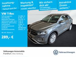 Indiumgrau metallic Gebraucht 2024 VW T-Roc Life SUV | 22.480 € (Fairer Preis)