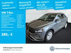 Indiumgrau metallic Gebraucht 2024 VW T-Roc Life SUV | 22.480 € (Guter Preis)