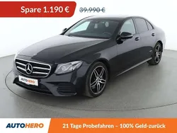 Obsidianschwarz Gebraucht 2018 Mercedes E450 AMG line Limousine | 38.020 € (Guter Preis)