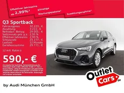 Nanograu metallic Gebraucht 2022 Audi Q3 Sportback Basis SUV | 32.223 € (Guter Preis)