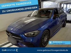 Spektralblau Gebraucht 2022 Mercedes C180 AMG line Limousine | 34.590 € (Etwas zu teuer)