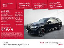 0e mythosschwarz metallic Gebraucht 2022 Audi SQ7 Competition SUV | 66.490 € (Etwas zu teuer)