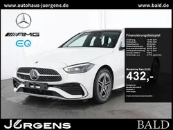 Weiss polarweiss Gebraucht 2024 Mercedes C300e AMG Kombi | 45.790 € (Fairer Preis)